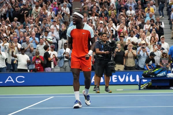 Frances Tiafoe took command during tiebreakers in the first two sets.