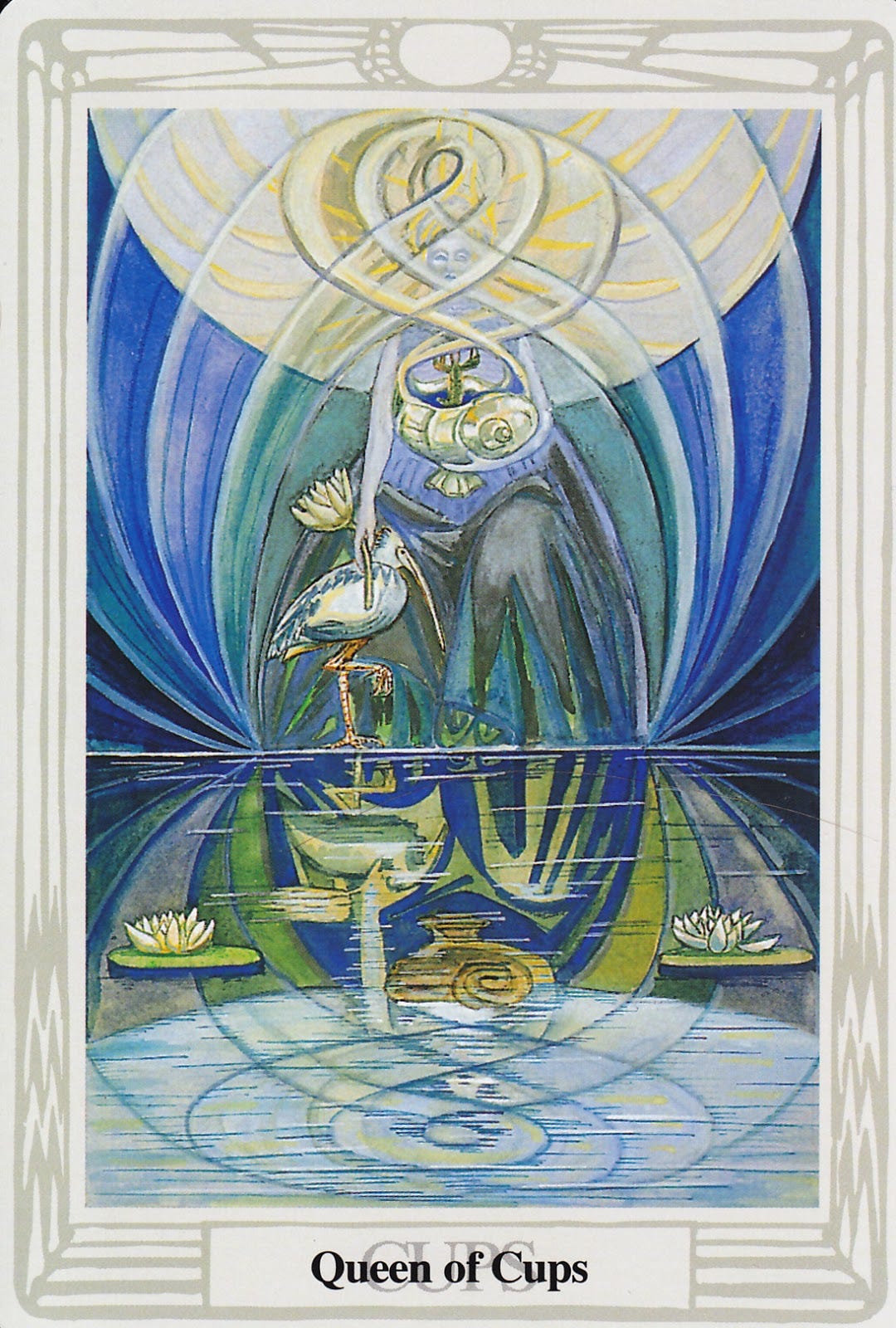 Queen of Cups Thoth Tarot Card Tutorial - Esoteric Meanings