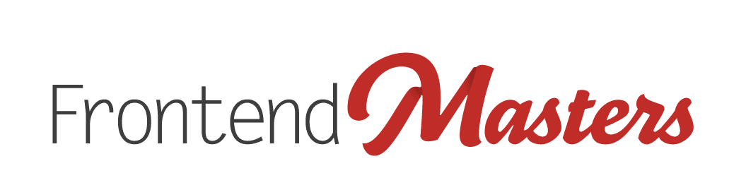 Frontend Masters logo.