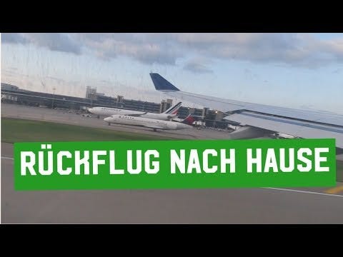 Rückflug nach Deutschland /Auslandsjahr USA 2017/18 - YouTube