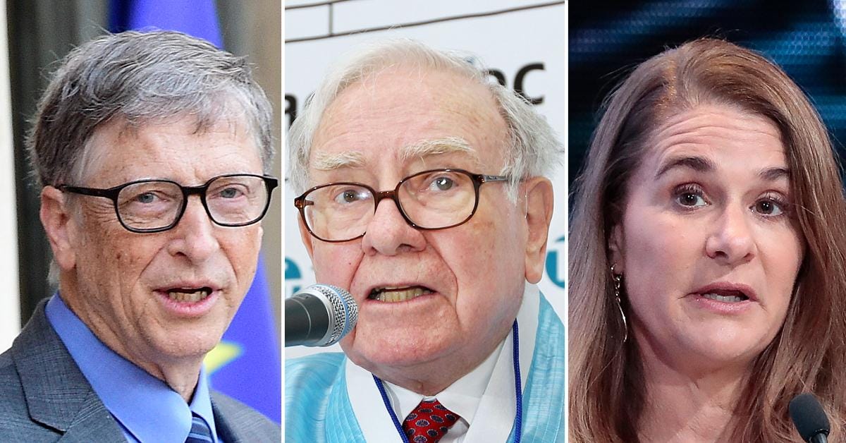Warren Buffett Resigns From Bill And Melinda Gates Foundation Amid Exes&#39;  $128 Billion Divorce Battle