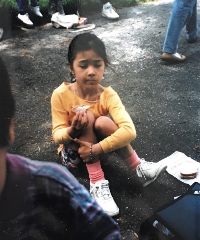 lil me eatin a sandwich being kinda nervous