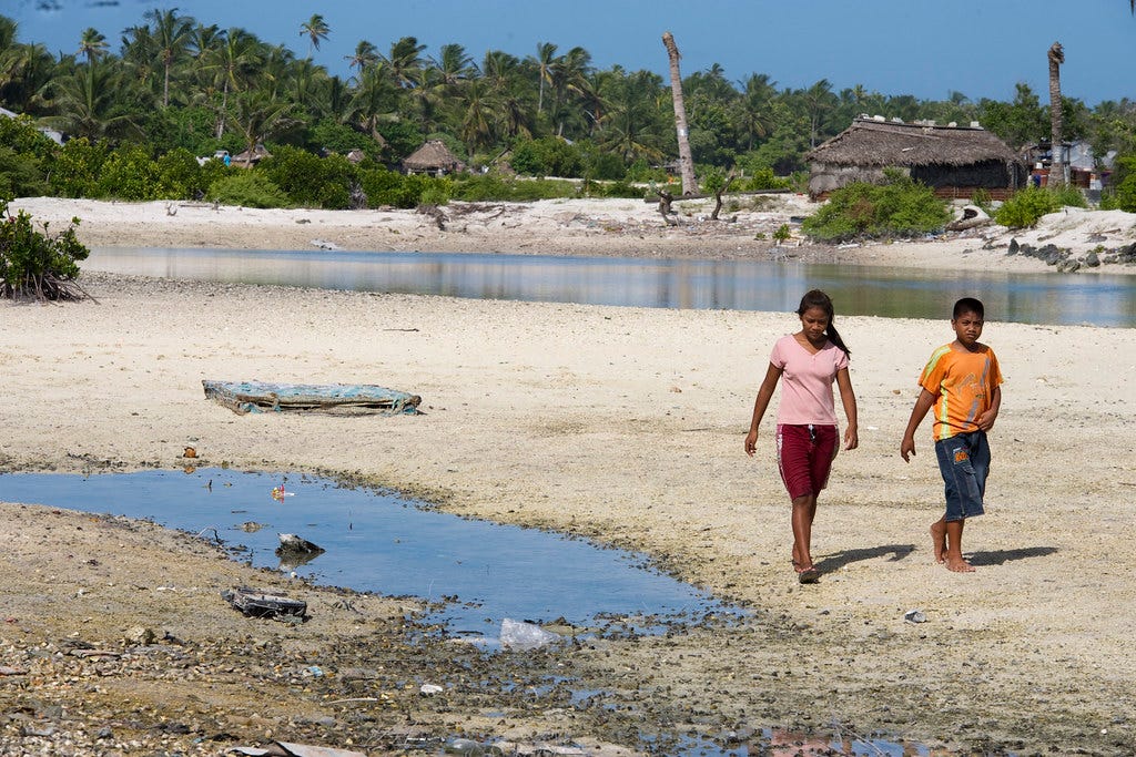 Island Nation of Kiribati Affected by Climate Change Island Nation of Kiribati Affected by Climate Change