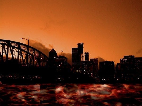 Hell City, Arts numériques par Mark Lambert | Artmajeur