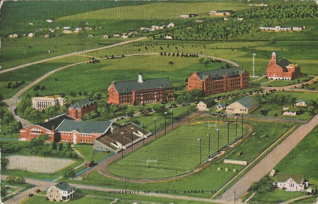 Known as Wichita University starting in 1926, the school was renamed Wichita State in 1964.