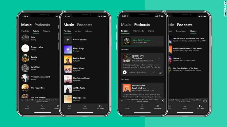 Lo que debes saber del nuevo rediseño de Spotify y su fuerte apuesta por  los podcasts | CNN