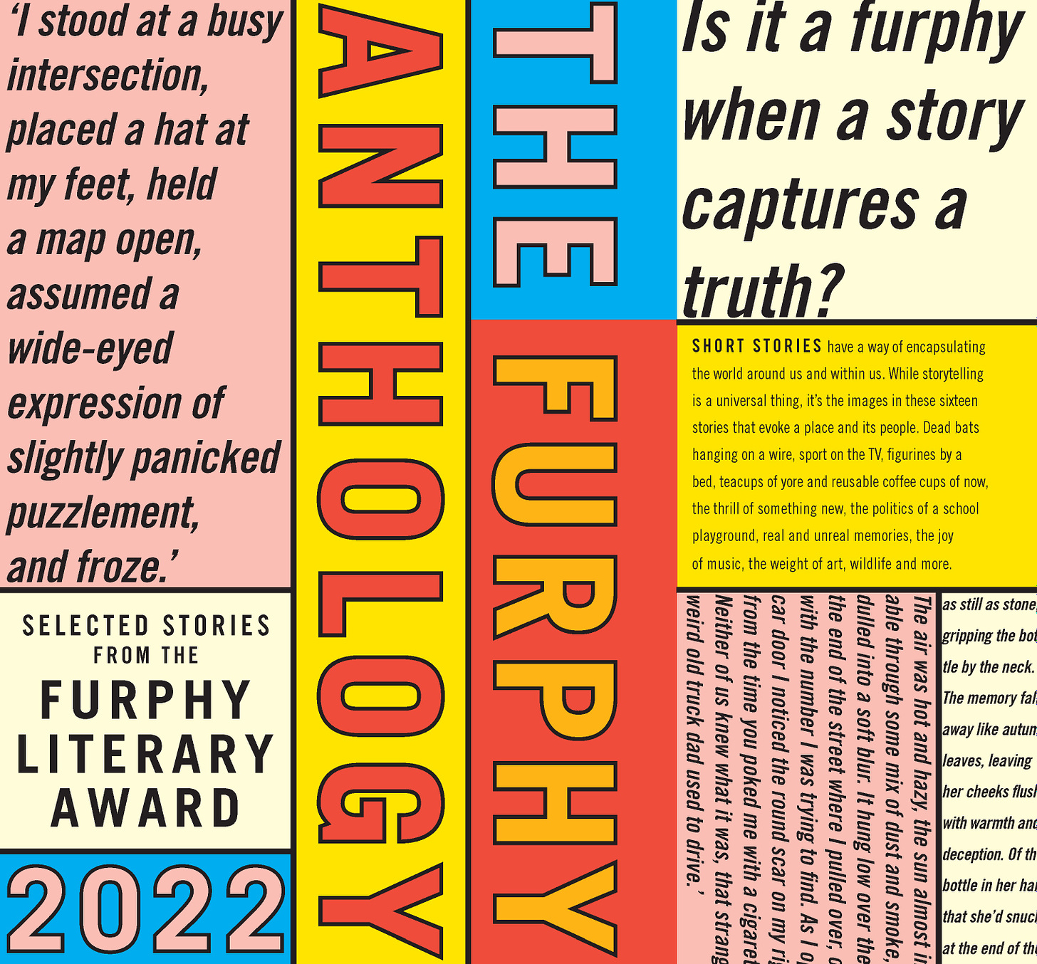 Cover of the 2022 Furphy Anthology/
