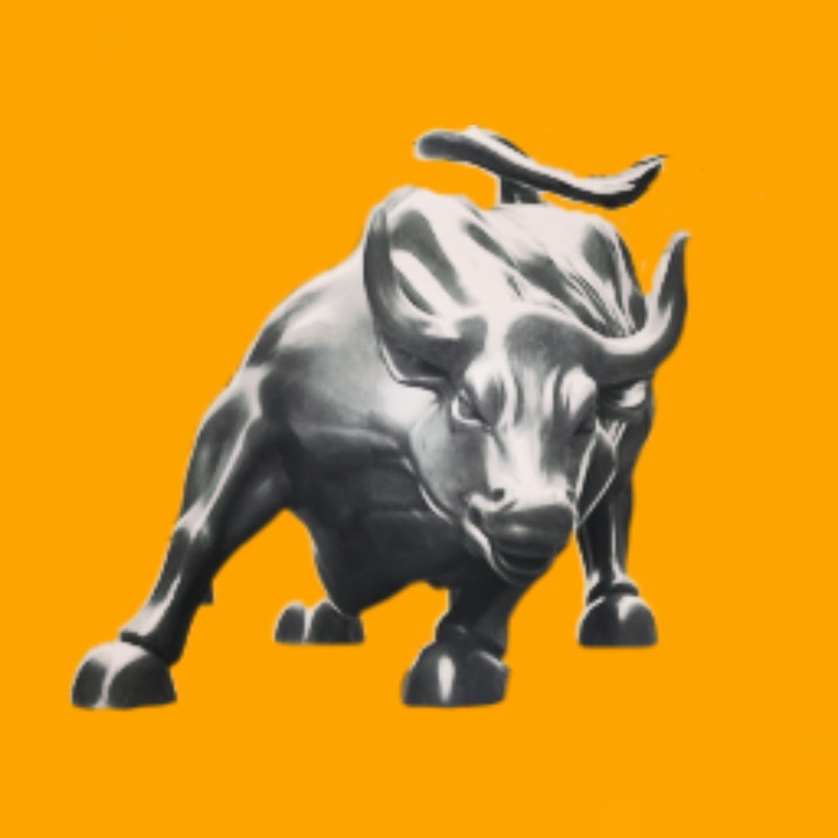 Illustration of the Charging Bull statute near Wall Street.