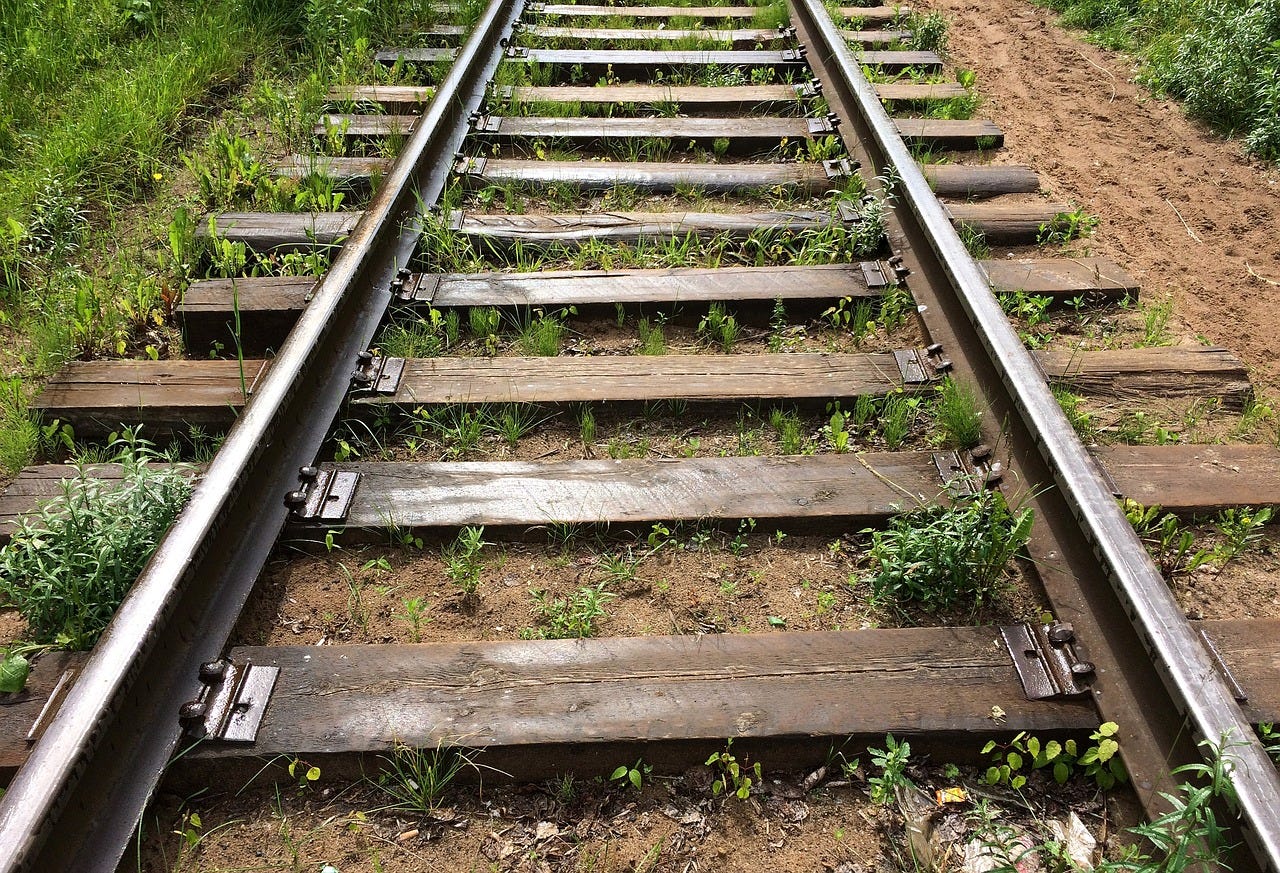 Rails Railway Old - Free photo on Pixabay