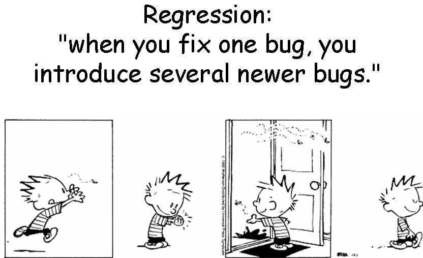 La realidad en programación | Regression testing, Web ...