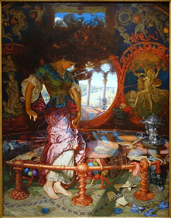 William Holman Hunt, The Lady of Shalott (article) | Khan Academy William Holman Hunt, The Lady of Shalott (article) | Khan Academy