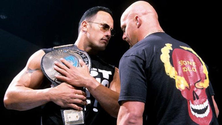 The Rock finally reveals why he sold Steve Austin's Stone ...