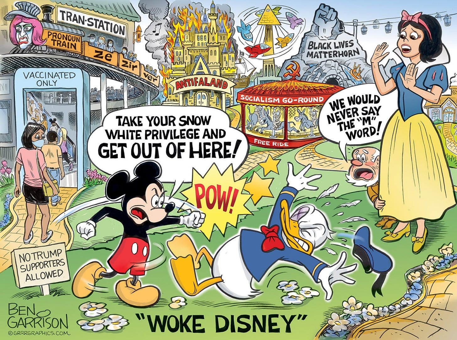 Leftists&#39; idea of &quot;woke Disney&quot;: half steps that pay lip service.  Conservative&#39;s idea of &quot;woke Disney&quot;:: LindsayEllis