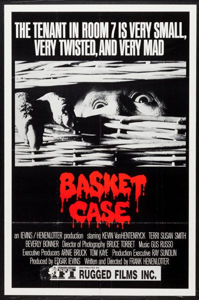 Basket Case (Analysis Film, 1982). One Sheet (27&quot; X 41&quot;). Horror.. | Lot  #52024 | Heritage Auctions