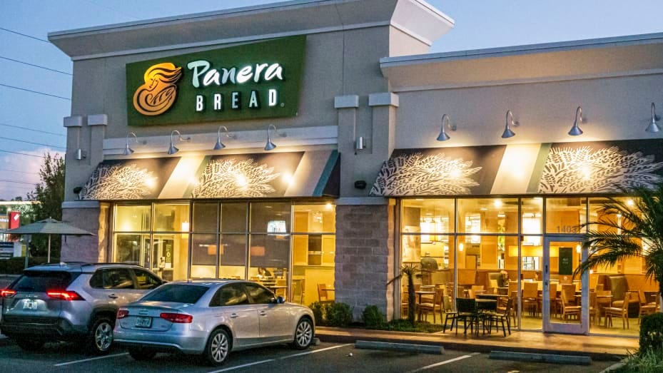 A Panera Bread location in Spring Hill, Florida.