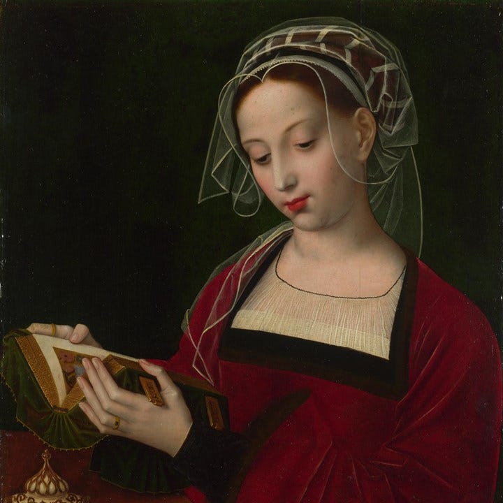 Ambrosius Benson | The Magdalen Reading | NG655 | National Gallery, London