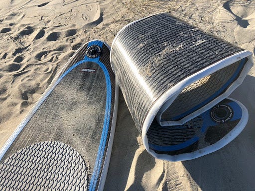 Inflatable surfboard made of carbon fiber thermoplastic composites | JEC  Group