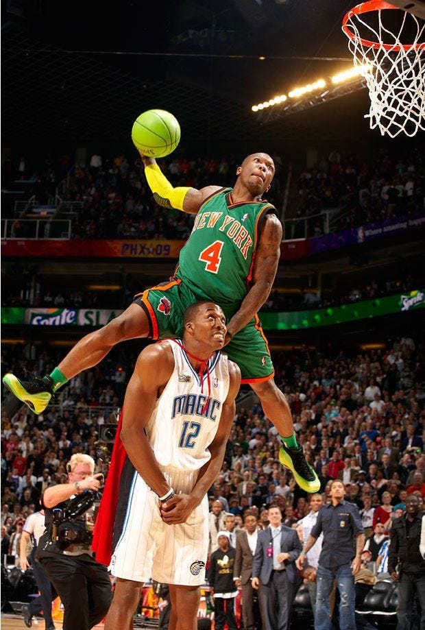 NBA Slam Dunk Contest Winners | Dwight howard, Knicks basketball, Nba slam dunk  contest