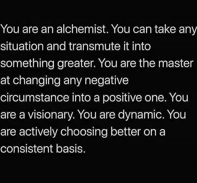 You are an alchemist
