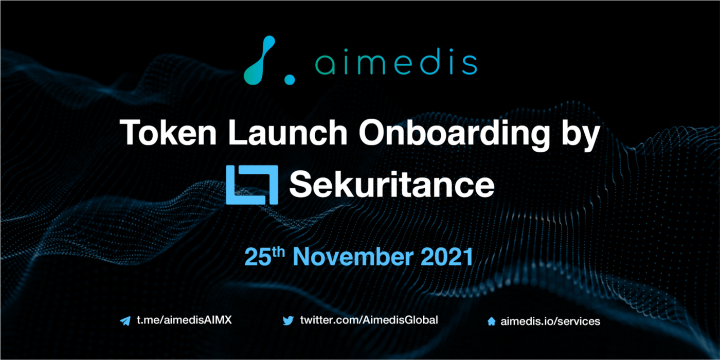 Aimedis Launching Revolutionary New Token $AIMx Using Sekuritance As A  Compliance Partner | by Sekuritance | Nov, 2021 | Medium