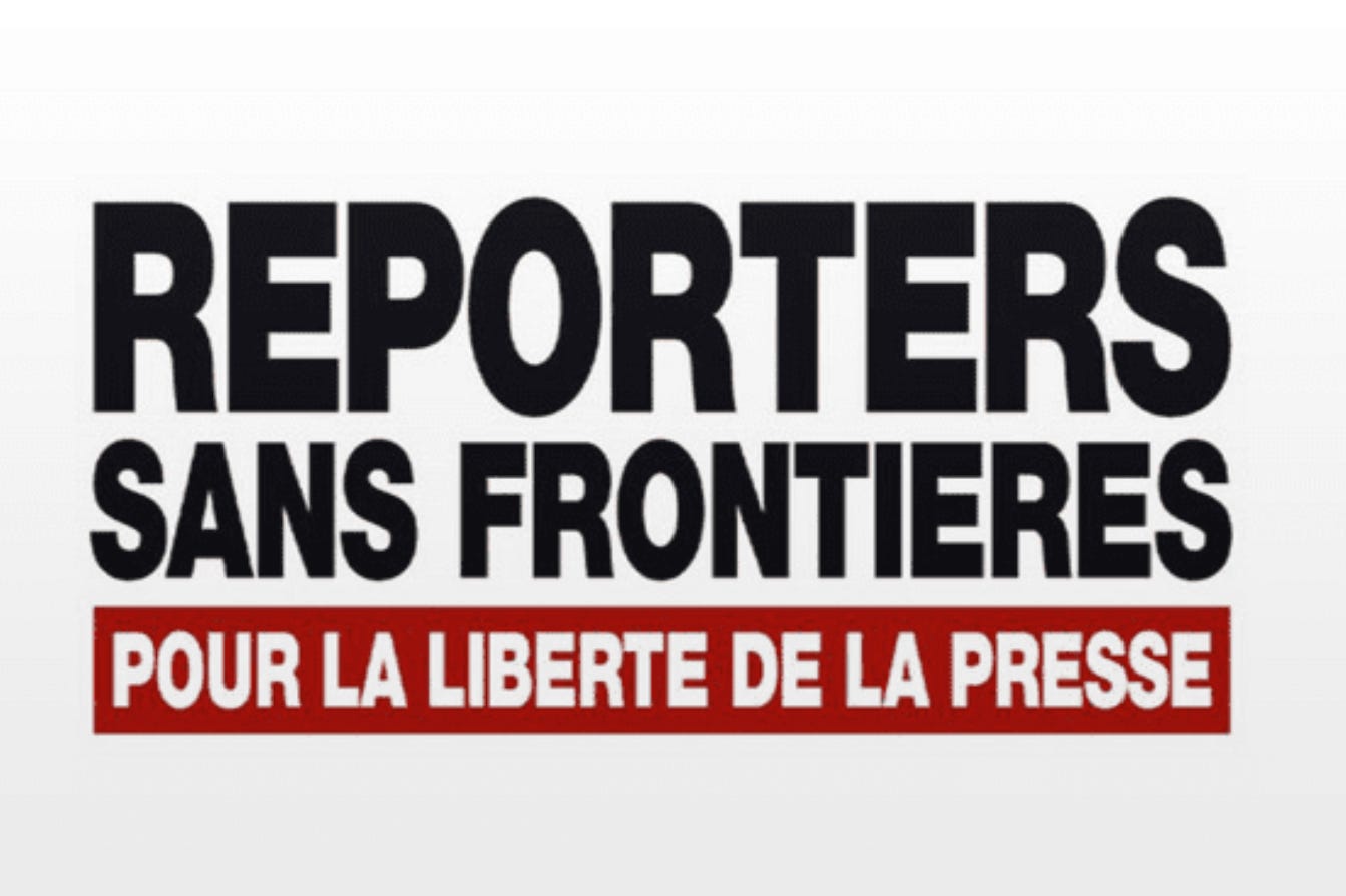 Reporters sans frontières a dénoncé Israël