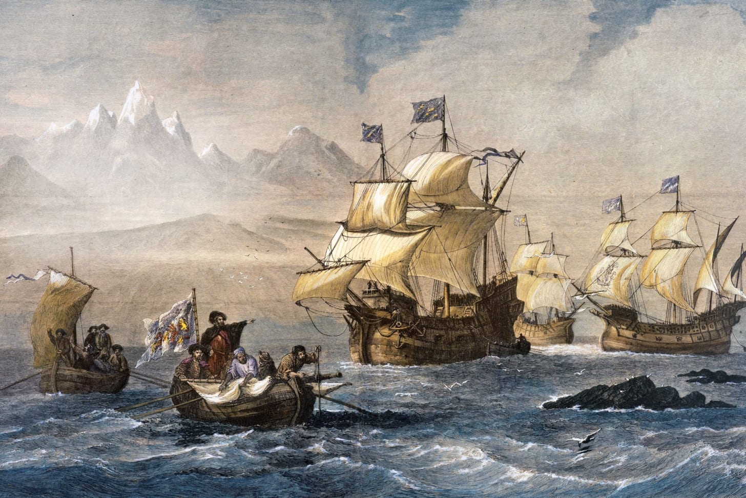 240 men started Magellan&#39;s voyage around the world. Only 18 finished it.