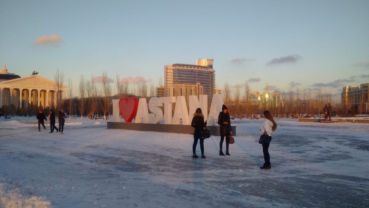 Downtown Astana. Image: Wade Shepard.