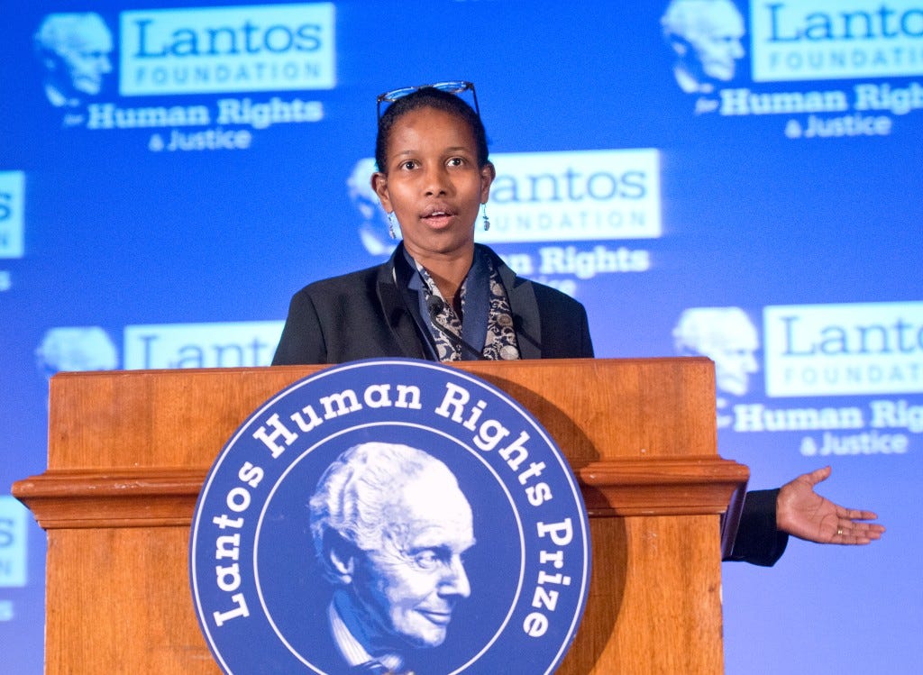 Lantos Prize Recipient Ayaan Hirsi Ali will be part of the University of Austin's faculty.