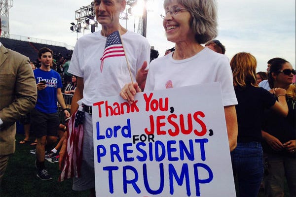 Image result for trump evangelicals