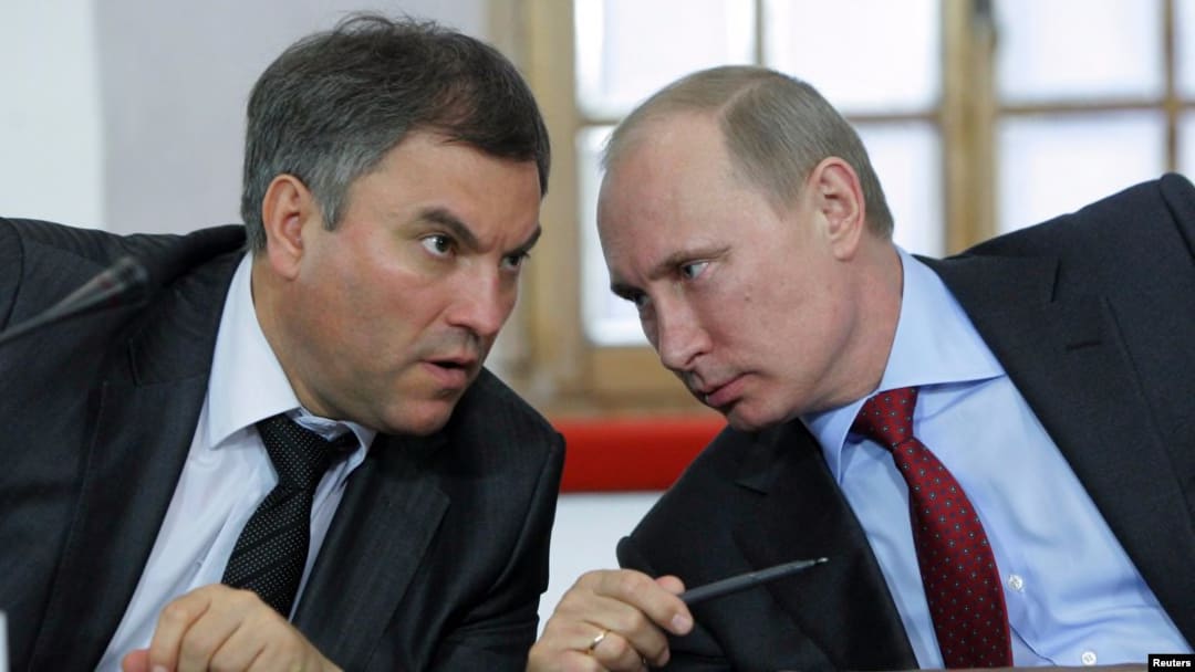 Putin Proposes Presidential Office Insider Volodin As New Duma Speaker