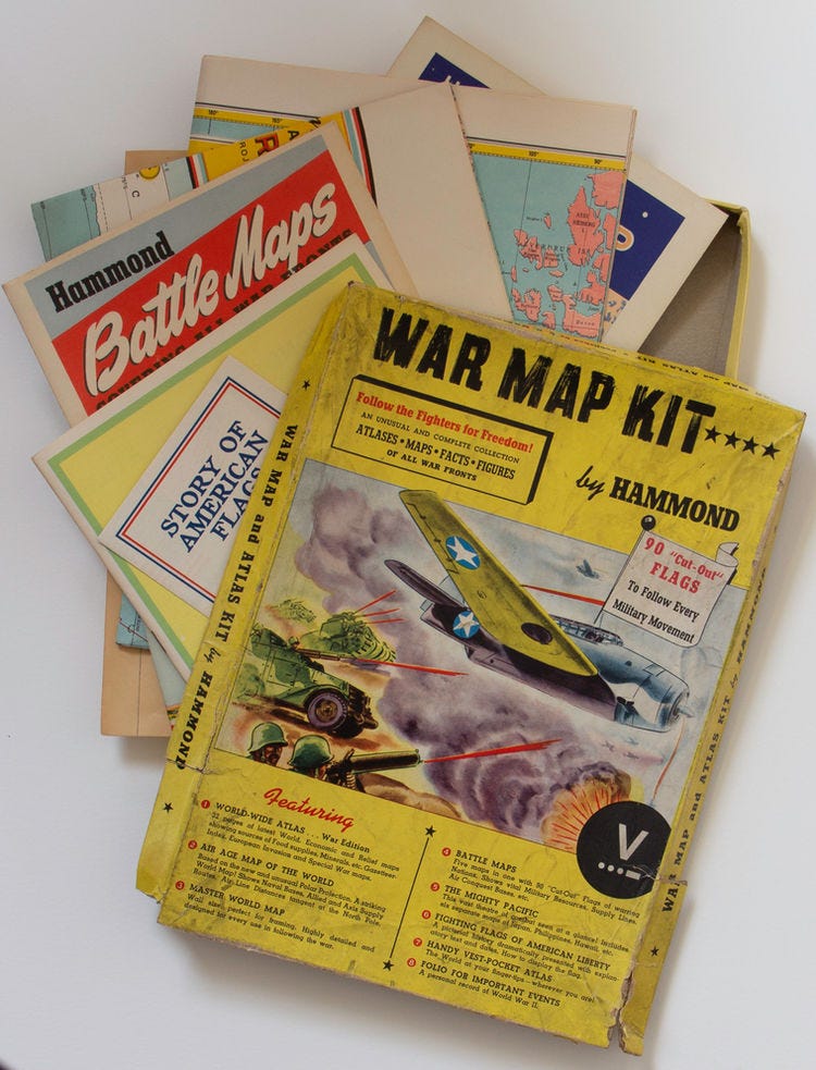 Hammond War Map Kit