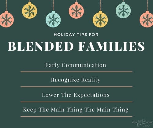 Holiday Tips for Blended Families