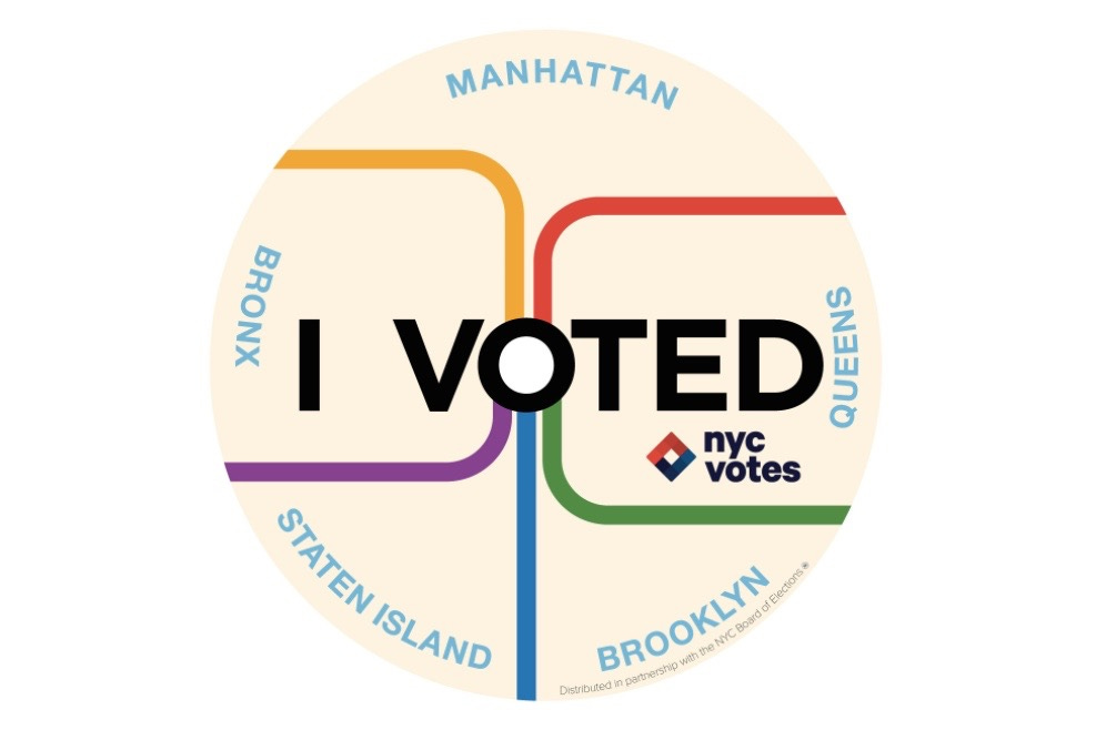 NYC's New 'I Voted' Sticker Pays Homage to the Subway | artnet News