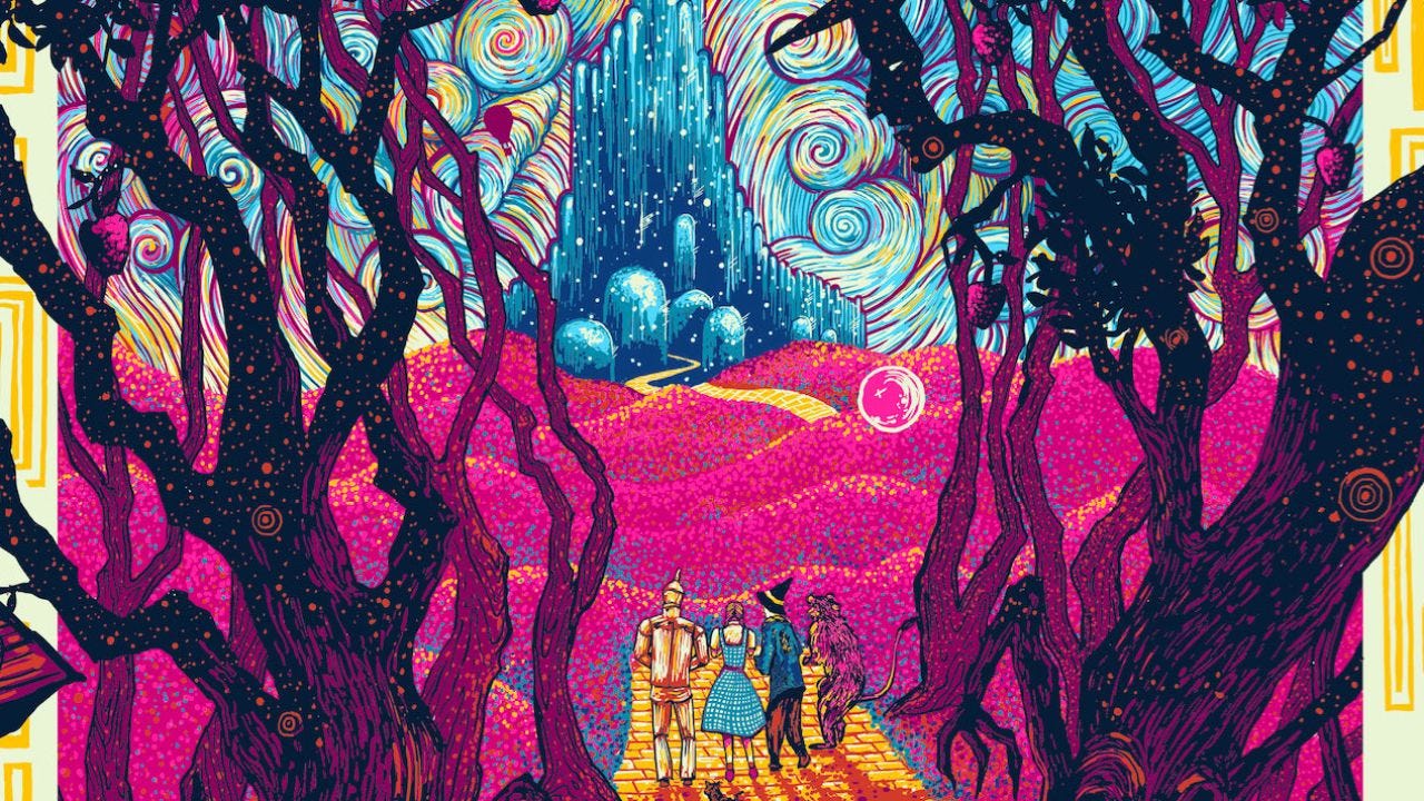 These New Wizard Of Oz Posters Are Trippy As Hell