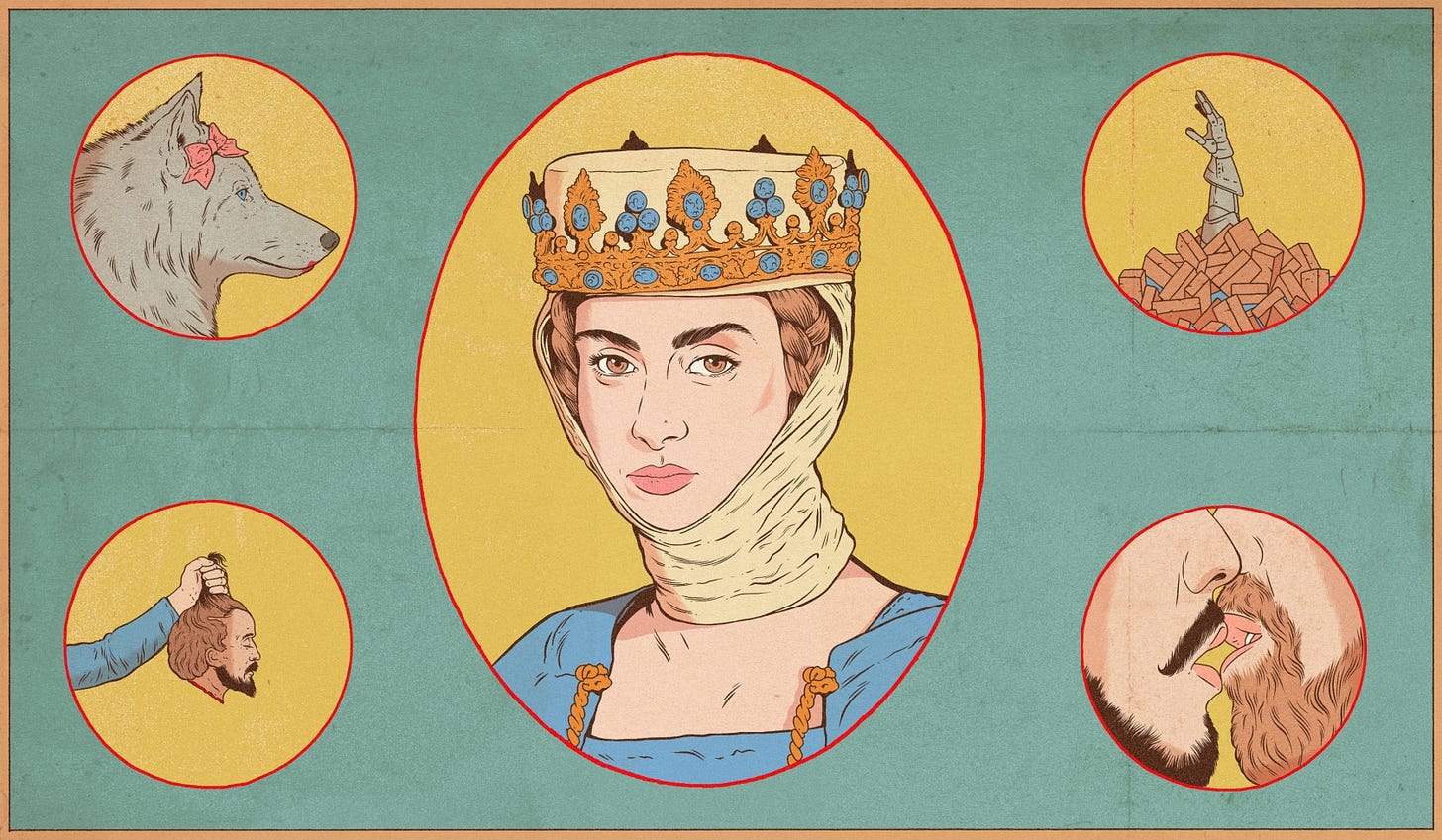 An illustration of Queen Isabella of France