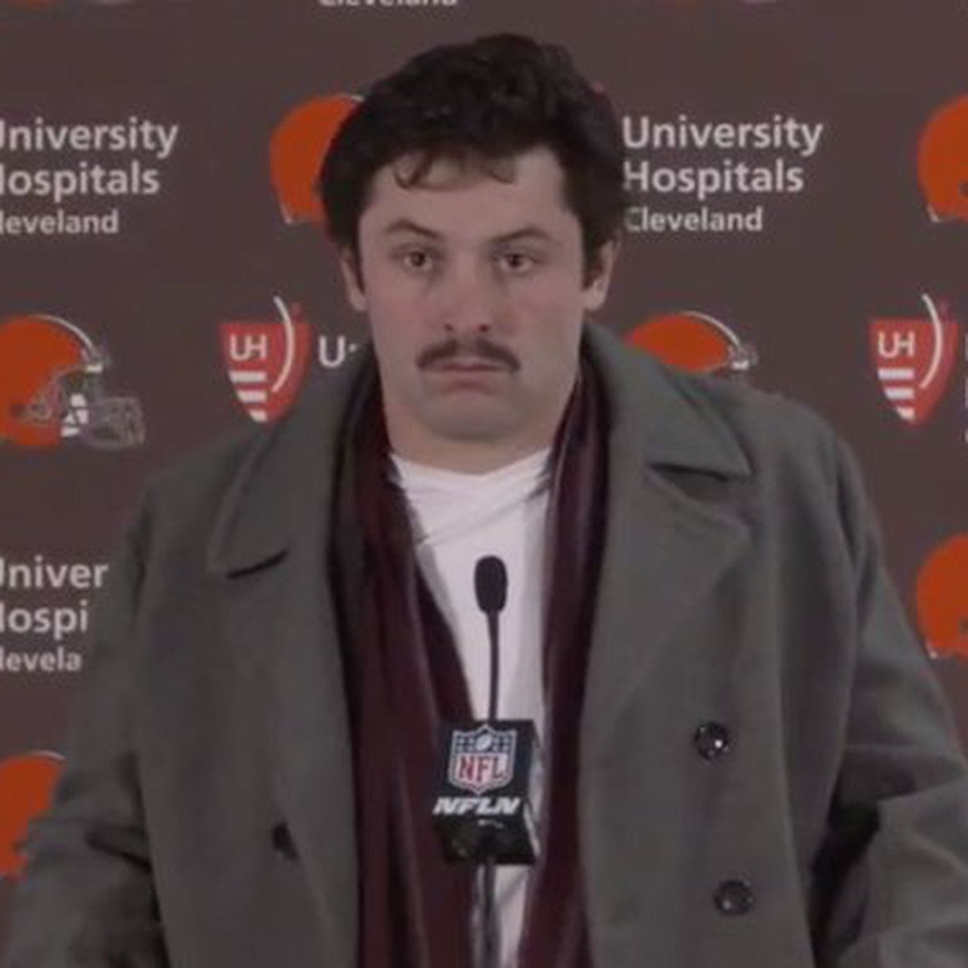 Baker Mayfield looked sad after Browns loss and we have jokes - SBNation.com