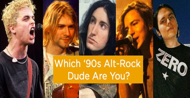 Billy Joe Greenday, Kurt Cobain, ???, Eddie Goinghungry, Billy Corgan