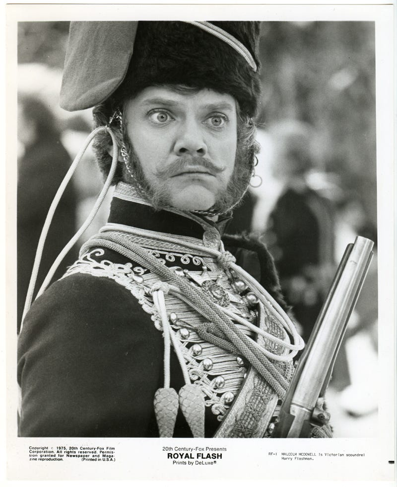 Malcolm McDowell in Royal Flash (1975)