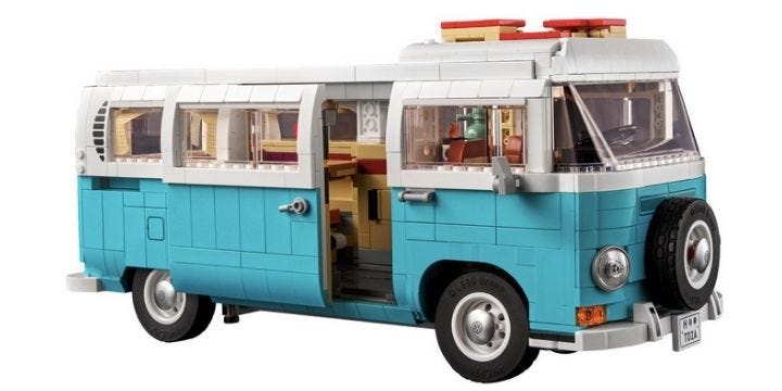 Volkswagen T2 Camper Van LEGO set