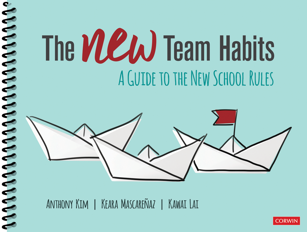 cover image of "the new team habits: a guide to the new school rules"