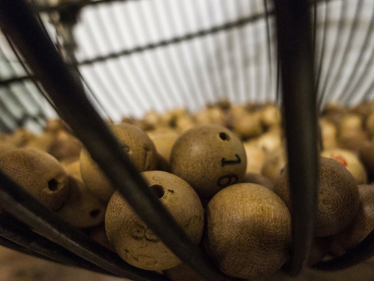 An image of lottery balls.