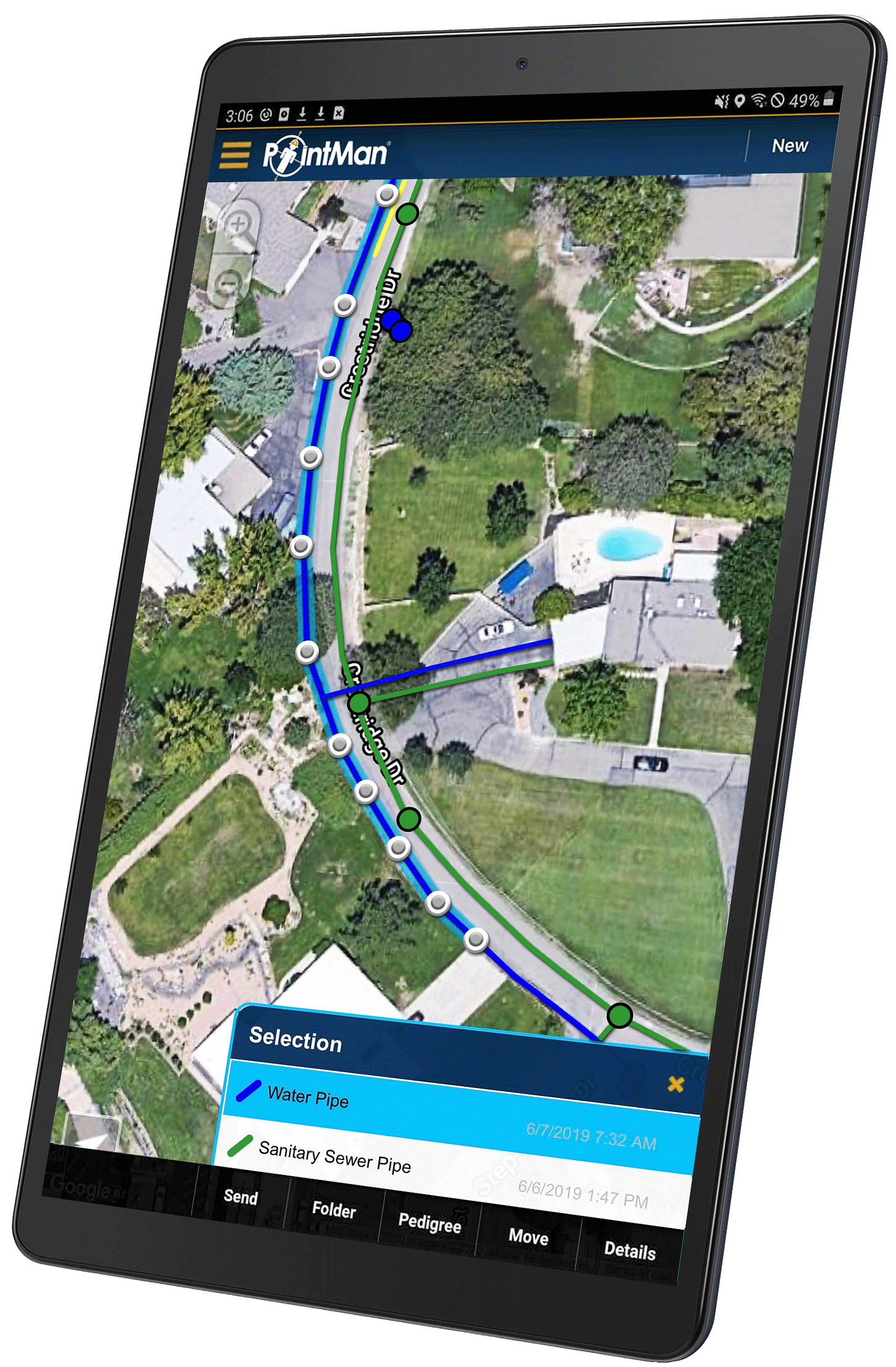 PointMan Utility Locating & Mapping App