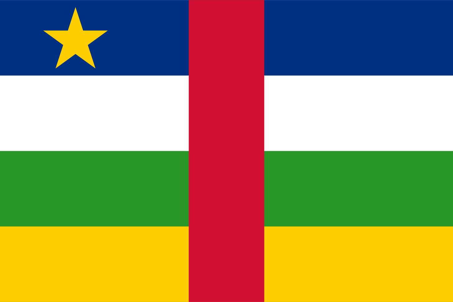 Drapeau de la République centrafricaine — Wikipédia