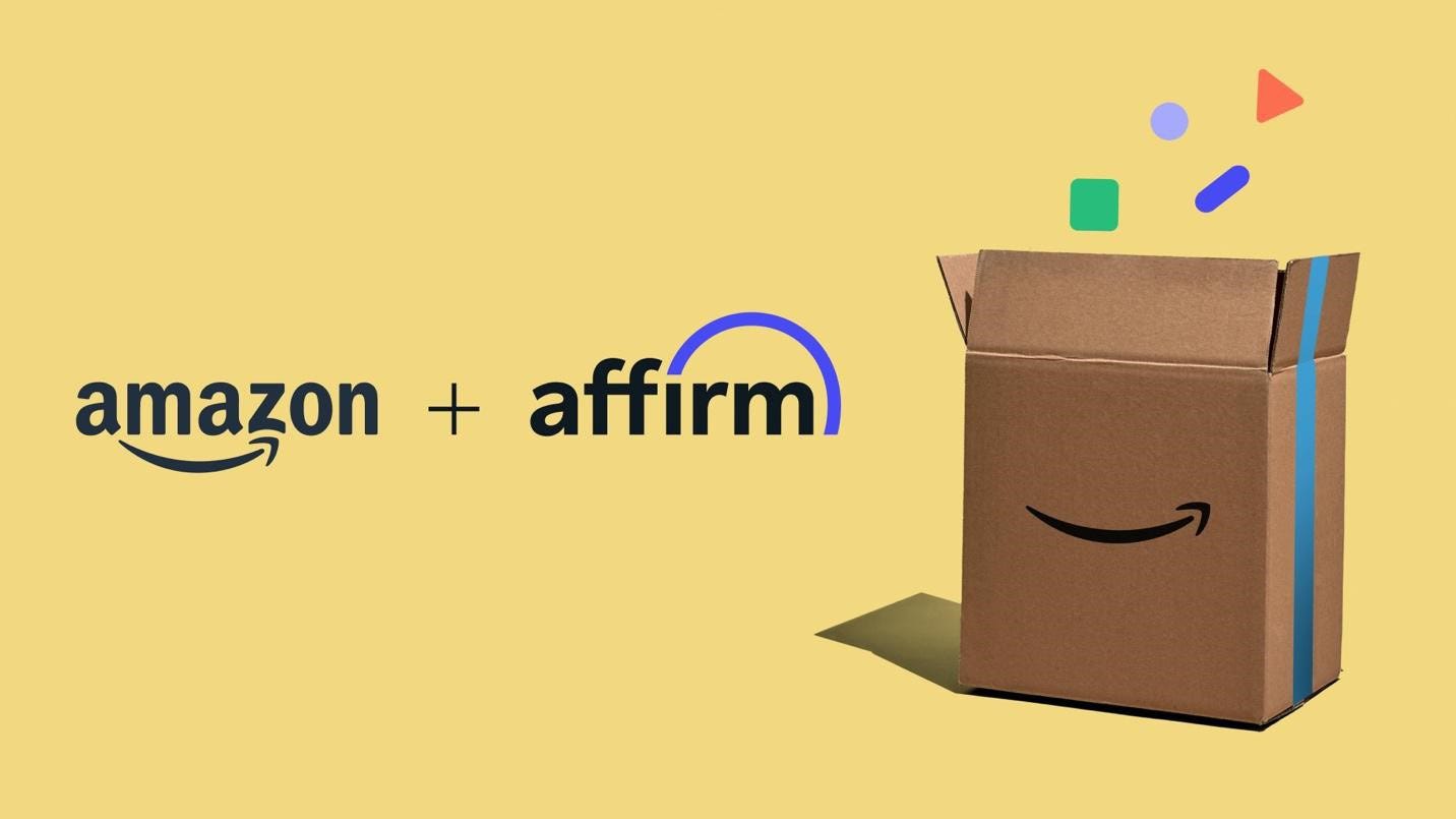Amazon Partners with Affirm to Deliver Pay-Over-Time Option at Checkout |  Business Wire