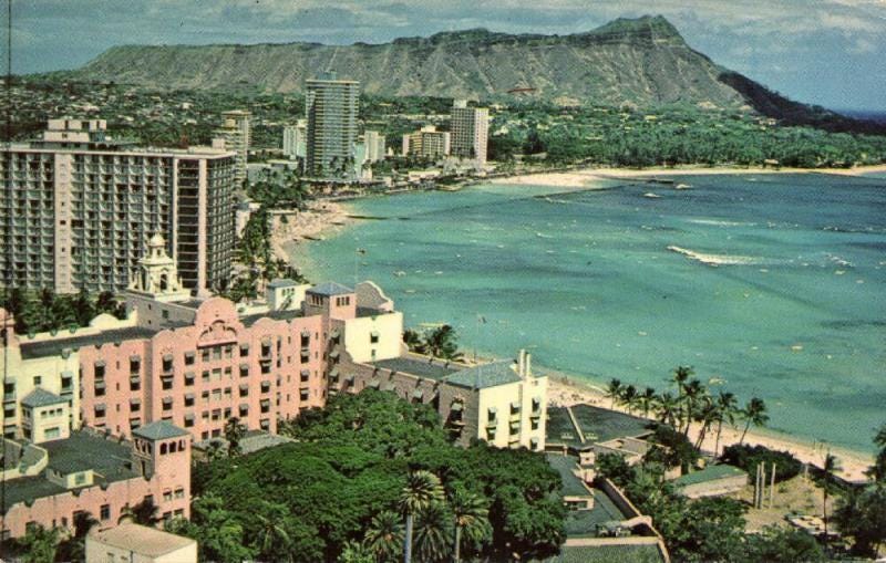 hawaii, HONOLULU, WAIKIKI, Partial View (1950s) | United States - Hawaii -  Other, Postcard / HipPostcard
