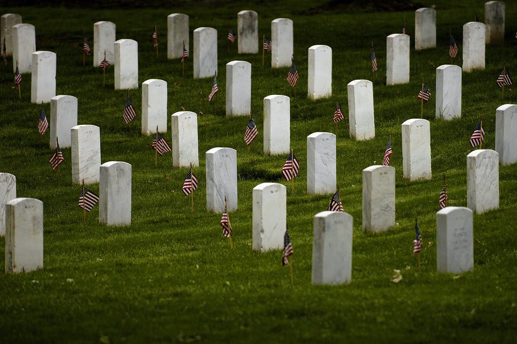 'Flags-In' at Arlington National Cemetery for Memorial Day 2008