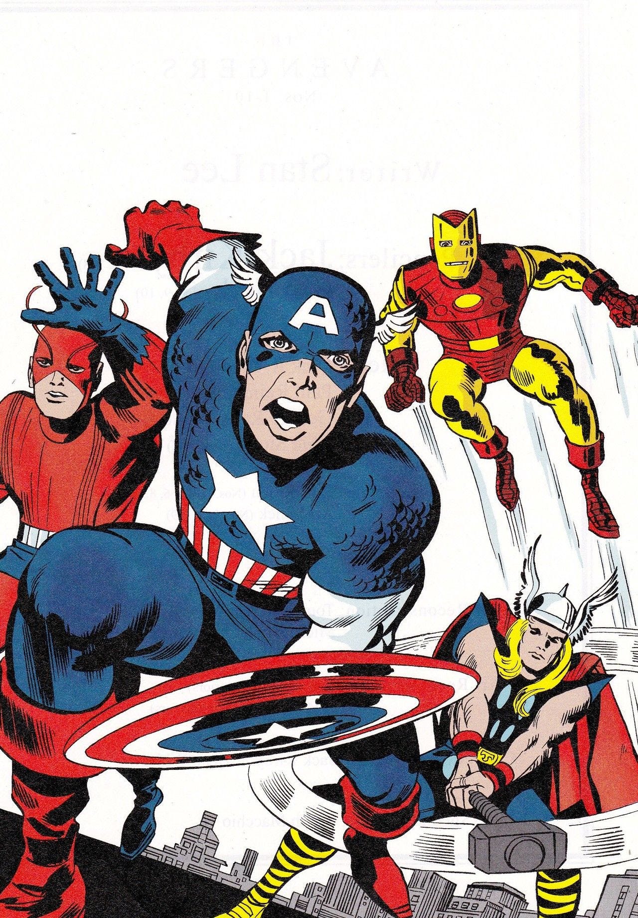 The Avengers (1963) No. 4 art | Comic books art, Captain ...