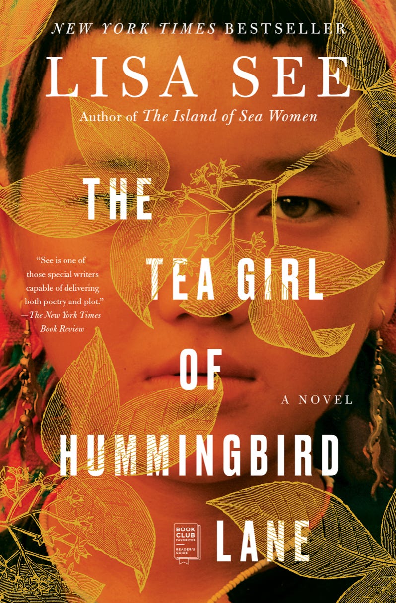 Book cover - The Tea Girl of Hummingbird Lane