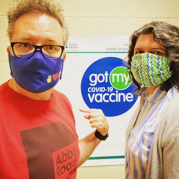 Unsuspecting couple revels post vaccine unaware the fever clock is ticking