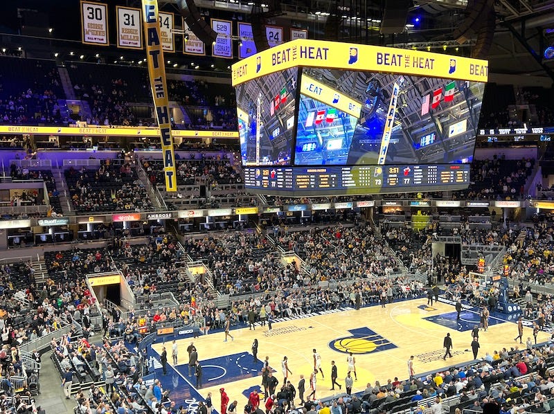 The Pacers hosted the Miami Heat for the second and final time this season on Monday night.
